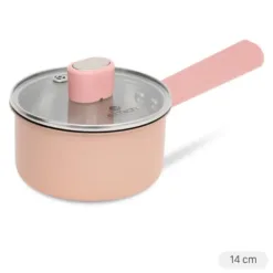 14 cm Elmich Baby EL-2510AP 3-bottom stainless steel pot with glass lid